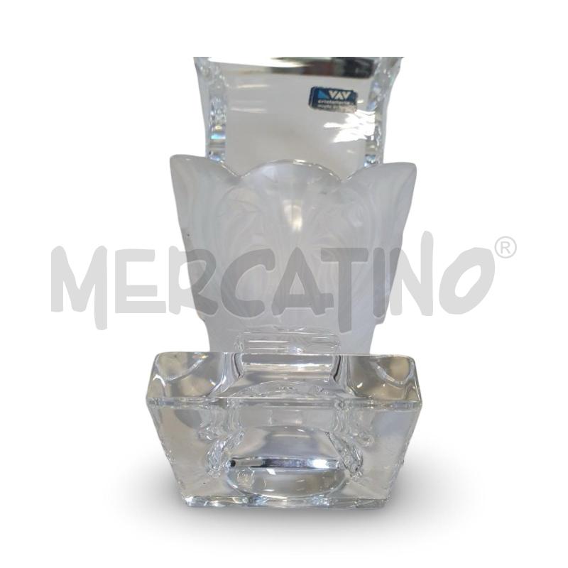 VASO IN CRISTALLO DI BOHEMIA ALTEZZA 20 CM | Mercatino dell'Usato Osasco 2