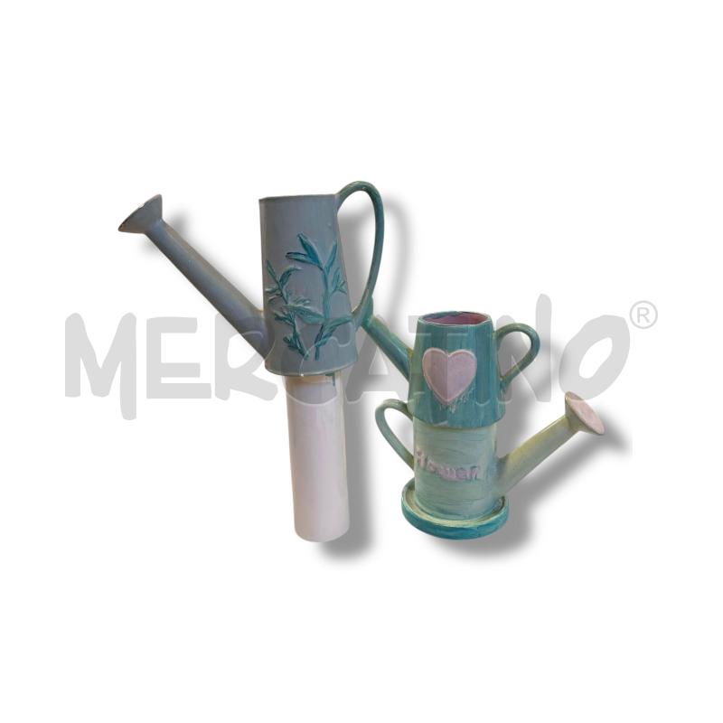 VASO IN TERRACOTTA AD ANNAFFIATOIO AZZURRO ALTEZZA 40 CM | Mercatino dell'Usato Osasco 4