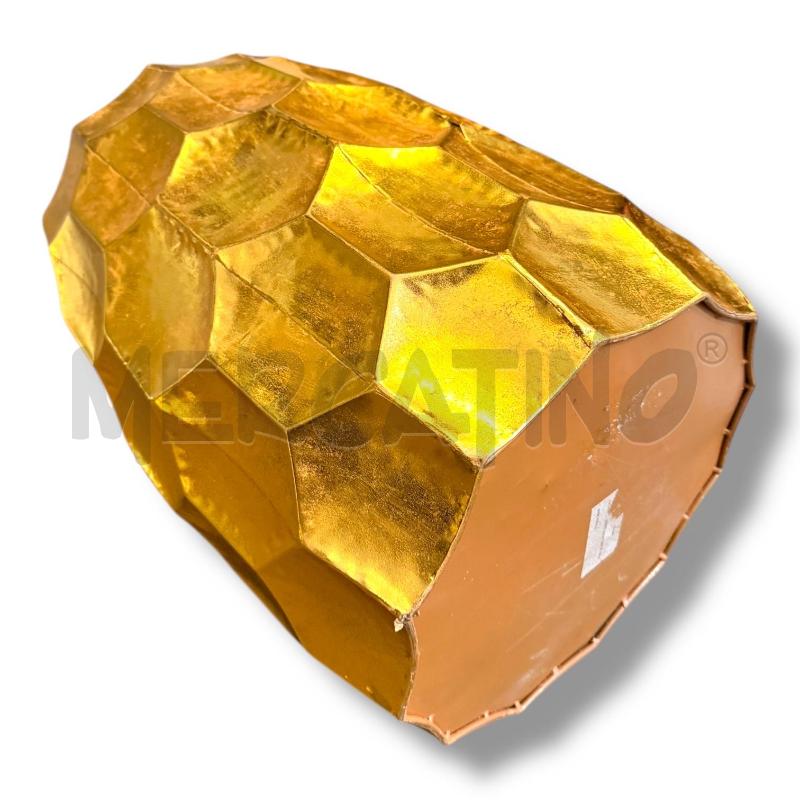 VASO KIKAU 47CMX30 METALLO DORATO | Mercatino dell'Usato Osasco 3
