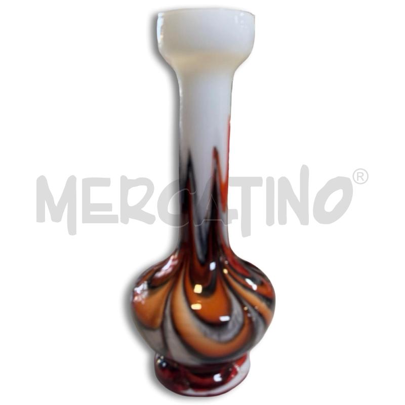 VASO VETRO DI MURANO FIAMMATO ALTEZZA 32CM | Mercatino dell'Usato Osasco 1