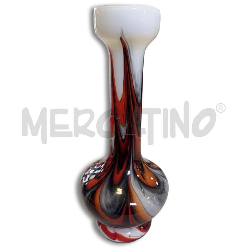 VASO VETRO DI MURANO FIAMMATO ALTEZZA 32CM | Mercatino dell'Usato Osasco 5