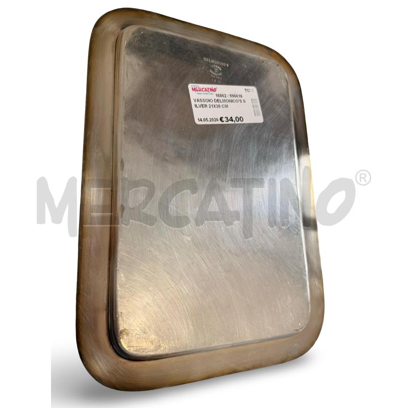 VASSOIO DELMONICO'S SILVER 21X30 CM | Mercatino dell'Usato Osasco 2