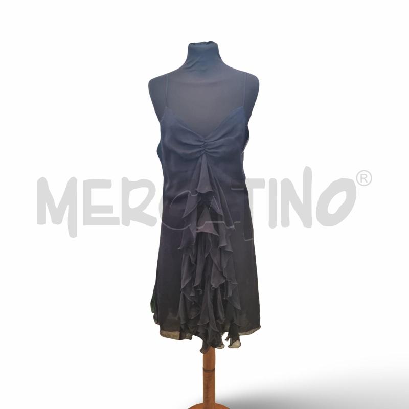 VESTITO DONNA BLU SPALLINA STRETTA ROUGE DAVANTI PATRIZIA PEPE | Mercatino dell'Usato Osasco 1