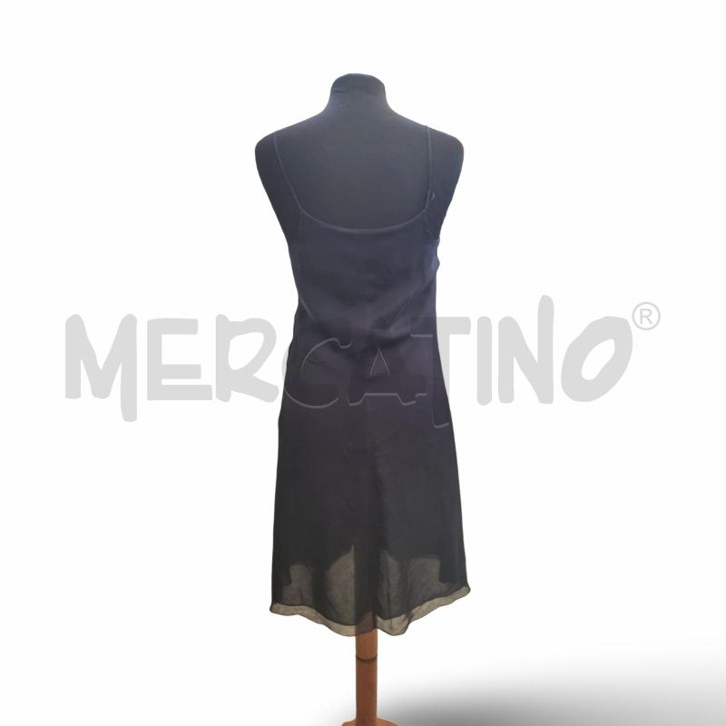 VESTITO DONNA BLU SPALLINA STRETTA ROUGE DAVANTI PATRIZIA PEPE | Mercatino dell'Usato Osasco 2