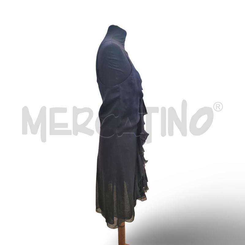 VESTITO DONNA BLU SPALLINA STRETTA ROUGE DAVANTI PATRIZIA PEPE | Mercatino dell'Usato Osasco 3