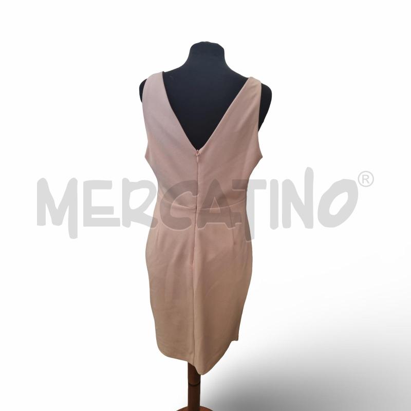 VESTITO DONNA GUESS SMANICATO ROSA ANTICO CON DRAPPO  | Mercatino dell'Usato Osasco 2