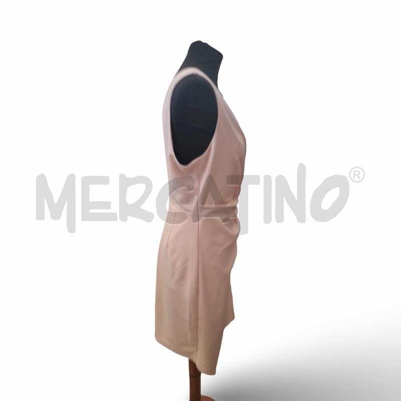 VESTITO DONNA GUESS SMANICATO ROSA ANTICO CON DRAPPO  | Mercatino dell'Usato Osasco 3