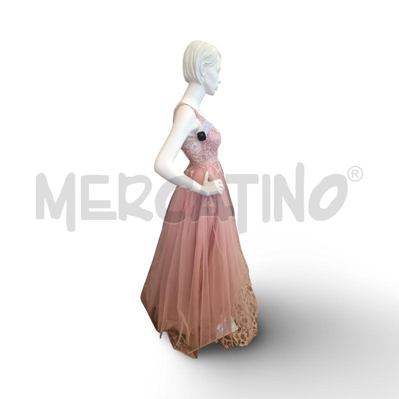 VESTITO DONNA SOLO GIOIE DA CERIMONIA ROSA ANTICO | Mercatino dell'Usato Osasco 2