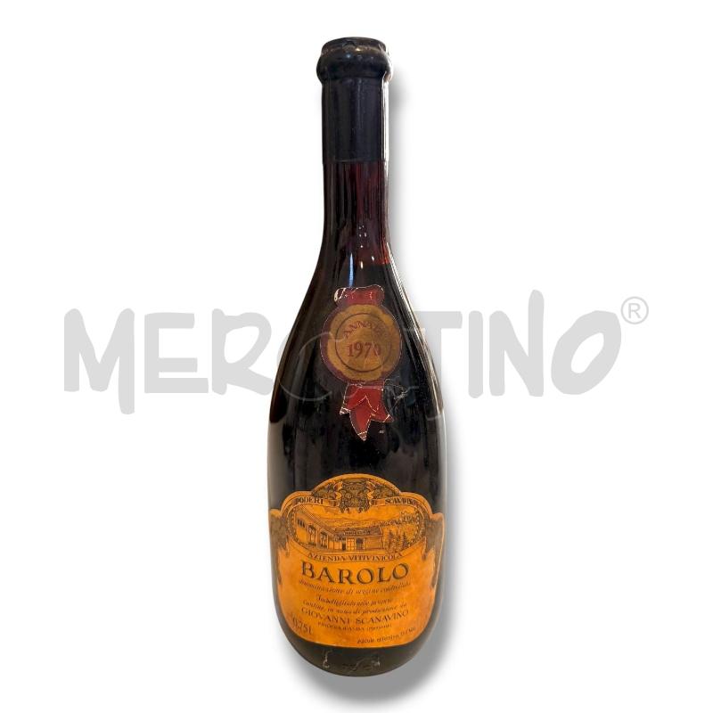 VINO BAROLO 1970 GIOVANNI SCANAVINO | Mercatino dell'Usato Osasco 1