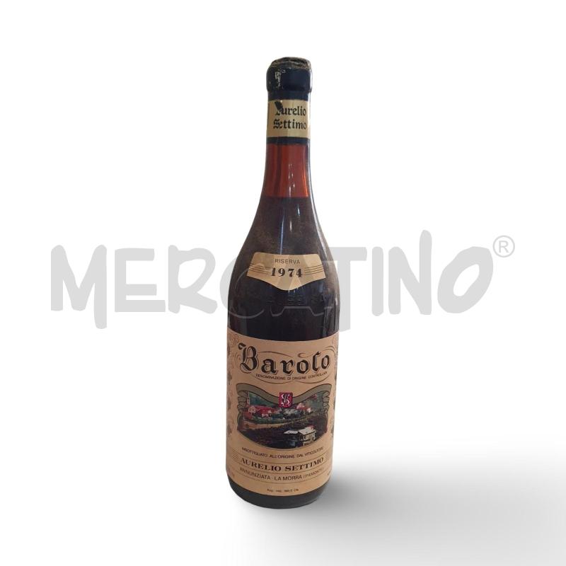 VINO BAROLO AURELIO SETTIMO 1974  | Mercatino dell'Usato Osasco 1