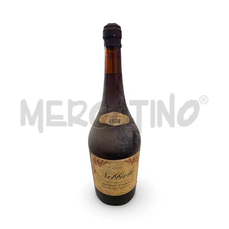 VINO NEBBIOLO 1974 MARASSO FRANCO 0.750 | Mercatino dell'Usato Osasco 1