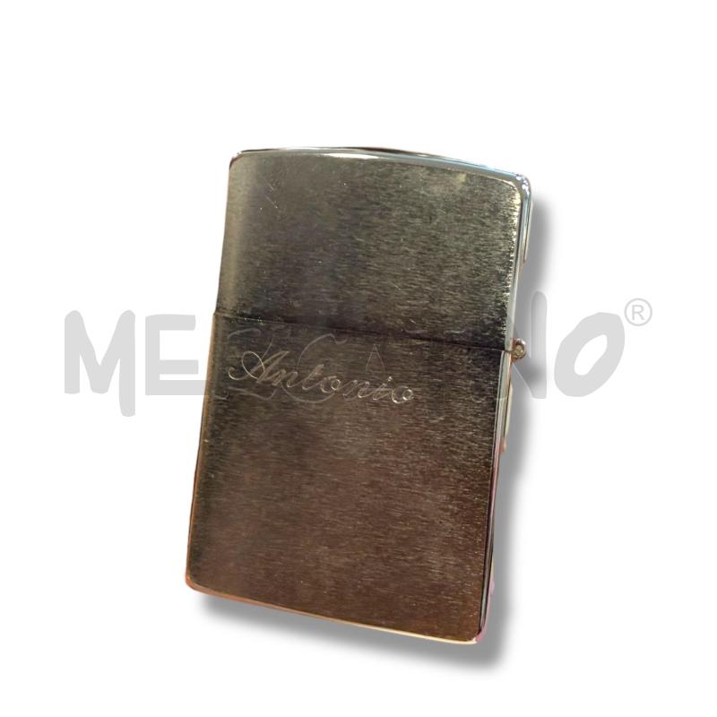ZIPPO SERIGRAFATO ANTONIO IN ACCIAIO | Mercatino dell'Usato Osasco 1