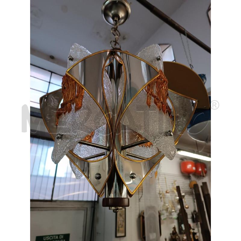 LAMPADARIO MODERNARIATO VETRO MURANO  | Mercatino dell'Usato Torino via lanzo 3