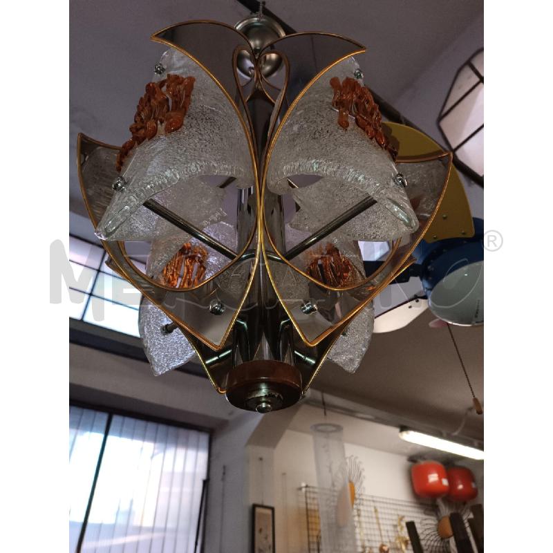 LAMPADARIO MODERNARIATO VETRO MURANO  | Mercatino dell'Usato Torino via lanzo 4