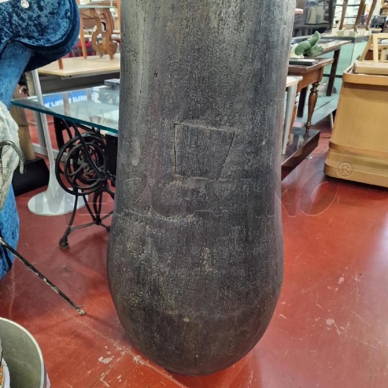 VASO ARREDO TRONCO INCAVATO CONNICO DIAMETRO 60-38 H150 | Mercatino dell'Usato Torino via lanzo 4