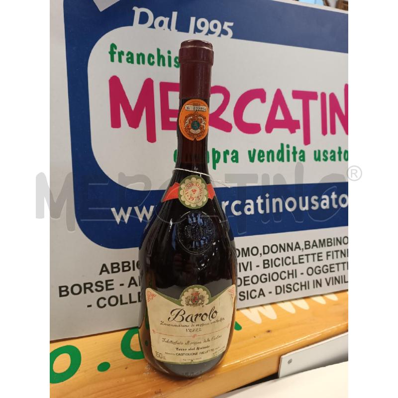 VINO DA ESPOSIZIONE BAROLO 1975  | Mercatino dell'Usato Torino via lanzo 1
