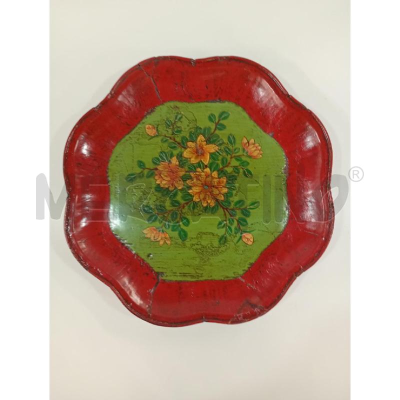 ALZATINA ORIENTALE IN LEGNO DECORO FIORI | Mercatino dell'Usato Torino crocetta 1
