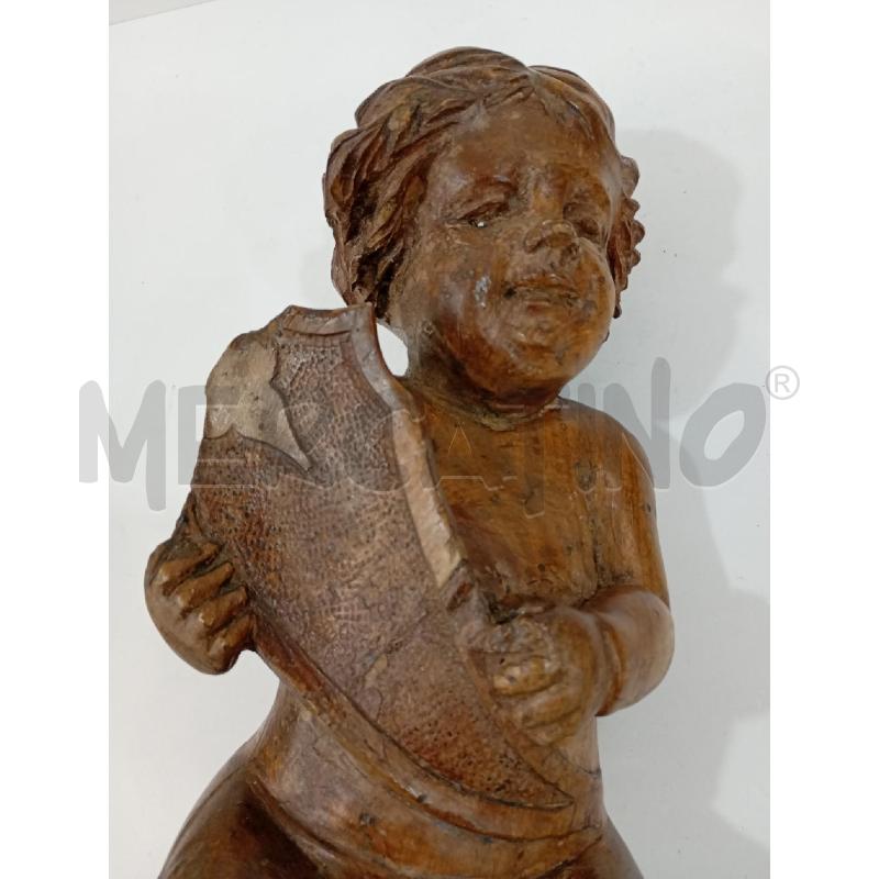 BAMBINO LEGNO SEDUTO SCUDO | Mercatino dell'Usato Torino crocetta 2