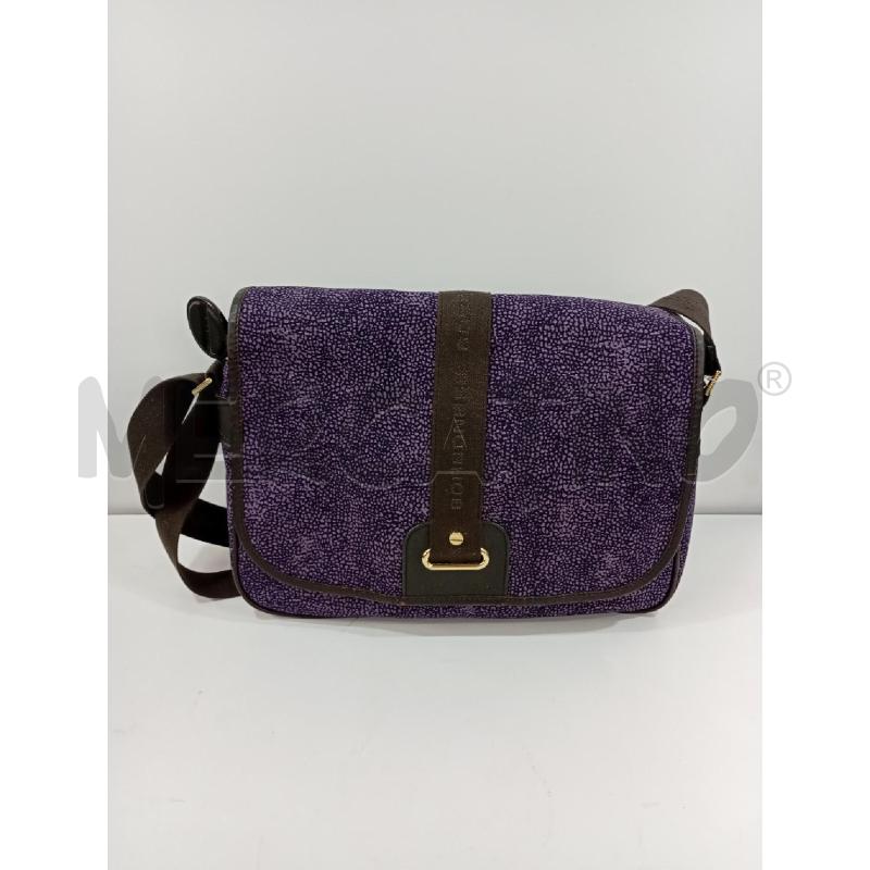 BORSA DONNA BORBONESE VIOLA | Mercatino dell'Usato Torino crocetta 1