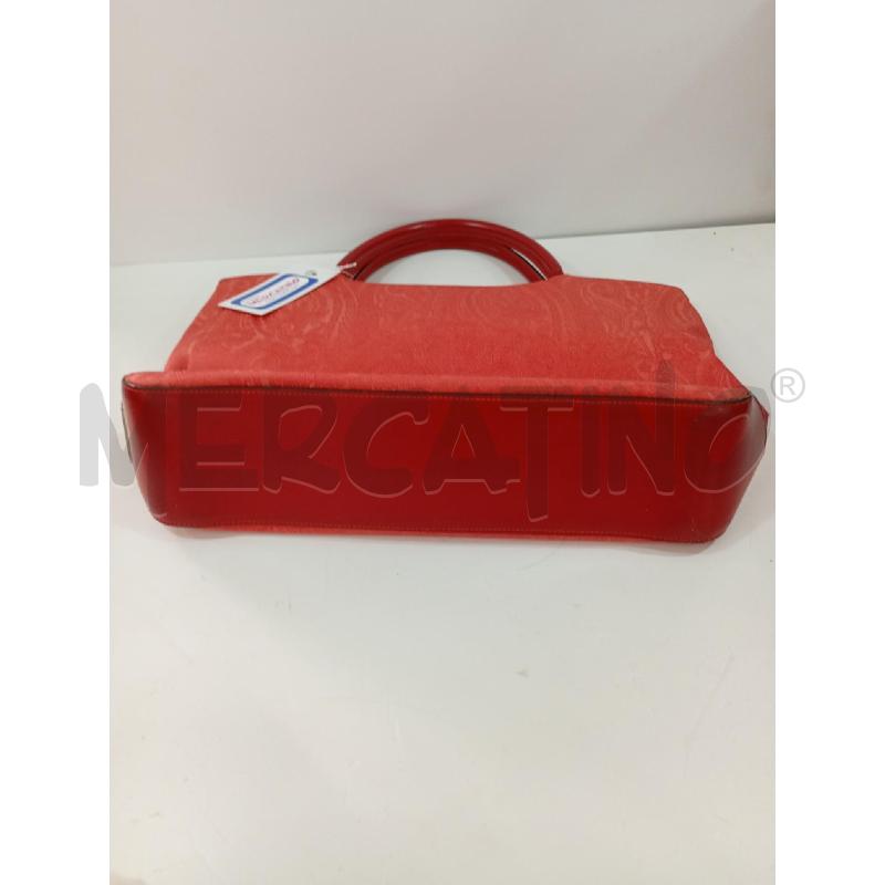 BORSA DONNA ETRO TESSUTO JACQUARD ROSSA | Mercatino dell'Usato Torino crocetta 4