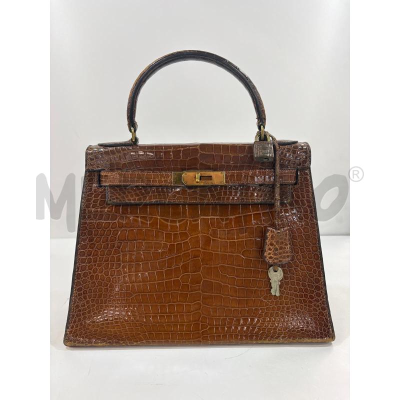 BORSA DONNA HERMES 'KELLY' 28 IN PELLE ESOTICA | Mercatino dell'Usato Torino crocetta 1