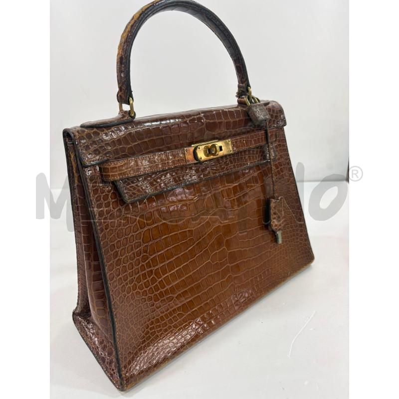 BORSA DONNA HERMES 'KELLY' 28 IN PELLE ESOTICA | Mercatino dell'Usato Torino crocetta 3