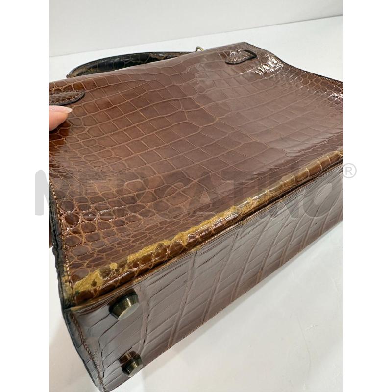 BORSA DONNA HERMES 'KELLY' 28 IN PELLE ESOTICA | Mercatino dell'Usato Torino crocetta 4