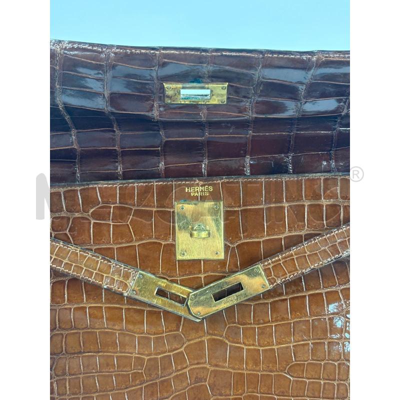 BORSA DONNA HERMES 'KELLY' 28 IN PELLE ESOTICA | Mercatino dell'Usato Torino crocetta 5