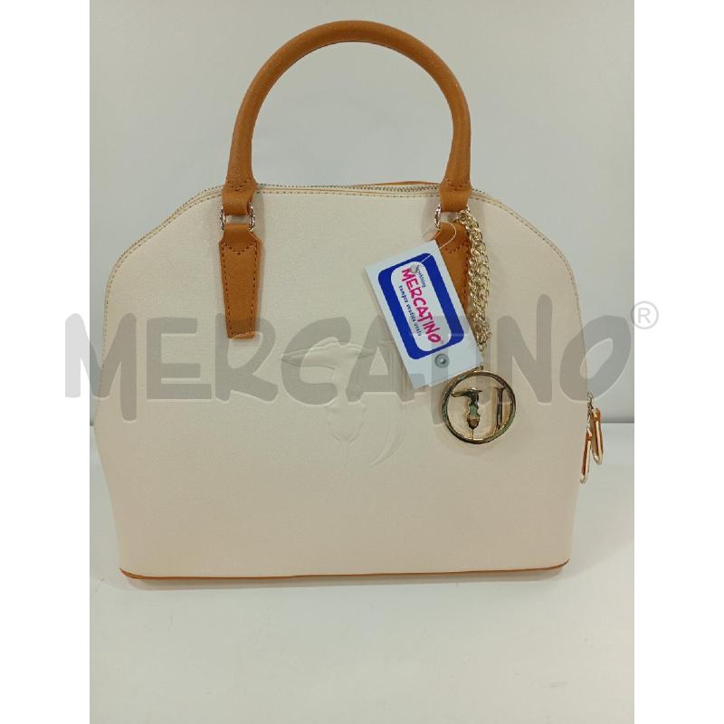 BORSA DONNA TRUSSARDI PANNA | Mercatino dell'Usato Torino crocetta 1
