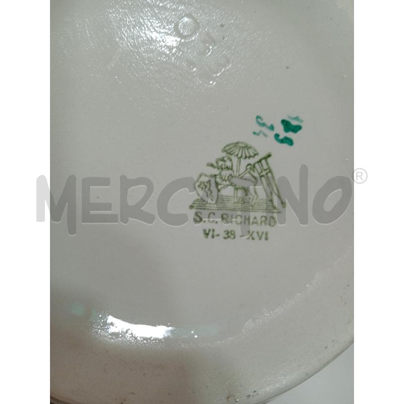 CIOTOLA + BROCCA CERAMICA BIANCA RICHERD | Mercatino dell'Usato Torino crocetta 2
