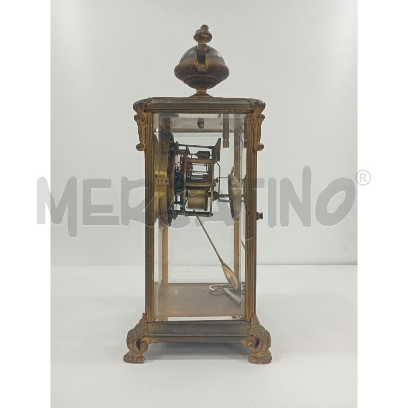OROLOGIO DA TAVOLO CON PENDOLO QUADRANTE BIANCO | Mercatino dell'Usato Torino crocetta 2