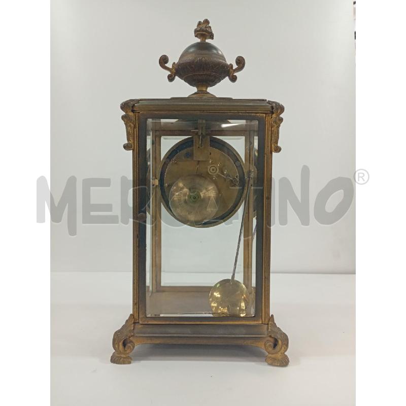 OROLOGIO DA TAVOLO CON PENDOLO QUADRANTE BIANCO | Mercatino dell'Usato Torino crocetta 3