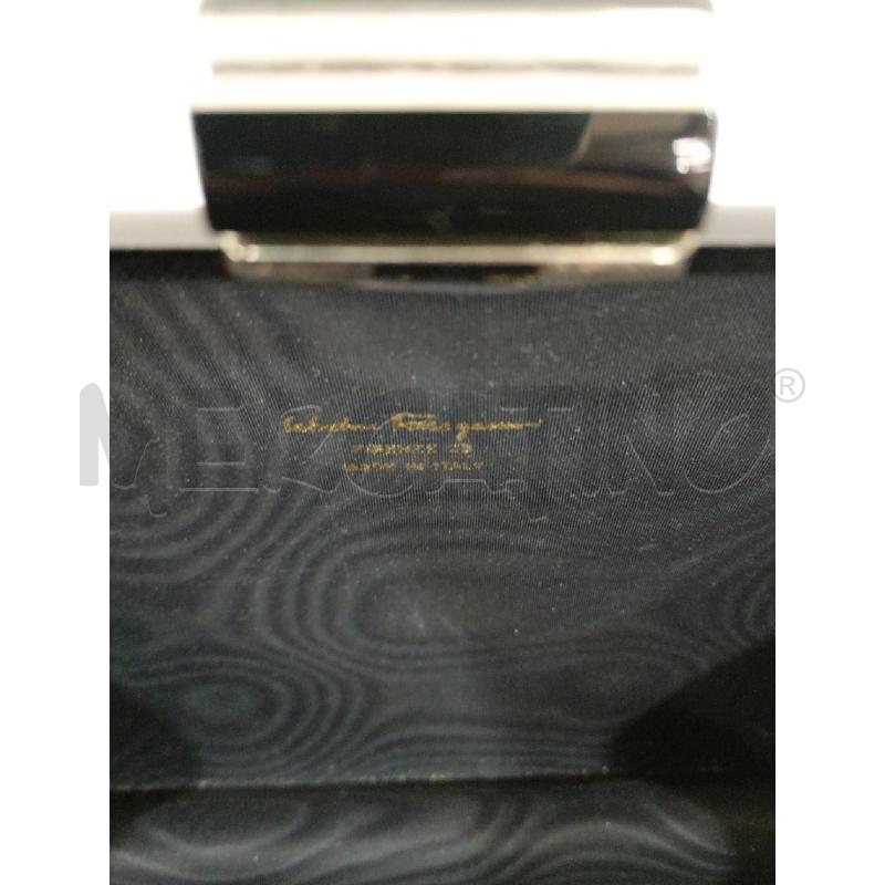 POCHETTE CLUTCH RIGIDA FERRAGAMO | Mercatino dell'Usato Torino crocetta 3