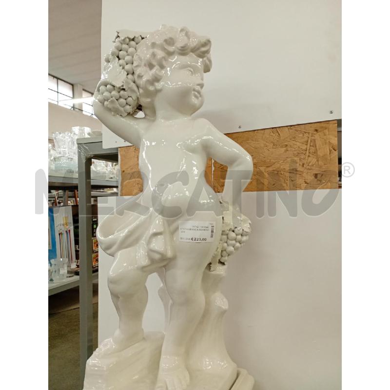 STATUA BIANCA BAMBINO UVA | Mercatino dell'Usato Torino crocetta 2