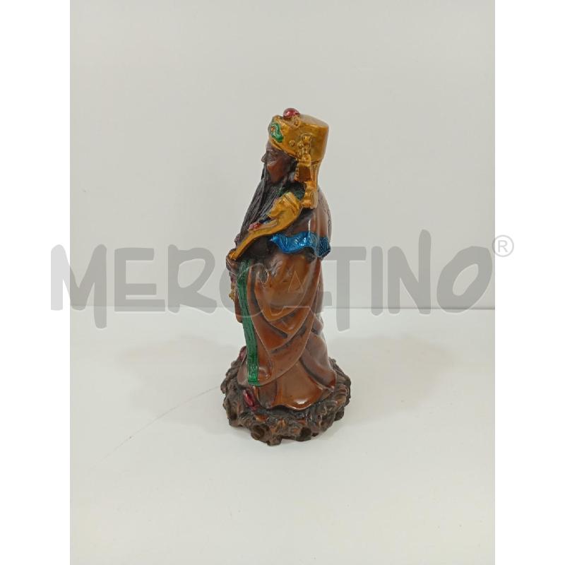 STATUETTA CINA SAPIENZA CAPPELLO DORATO | Mercatino dell'Usato Torino crocetta 2