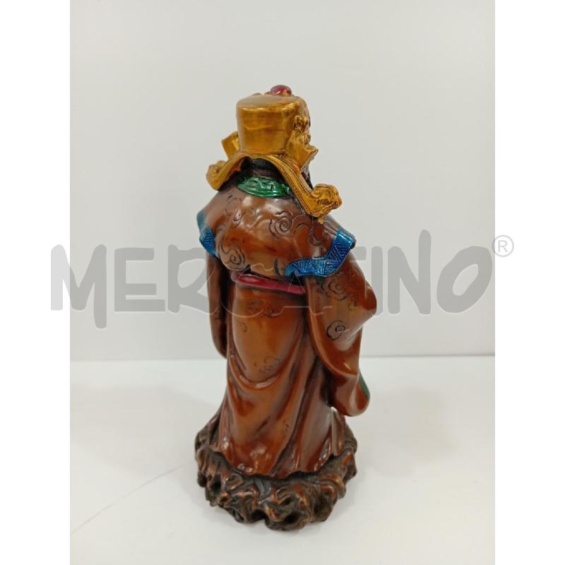 STATUETTA CINA SAPIENZA CAPPELLO DORATO | Mercatino dell'Usato Torino crocetta 3