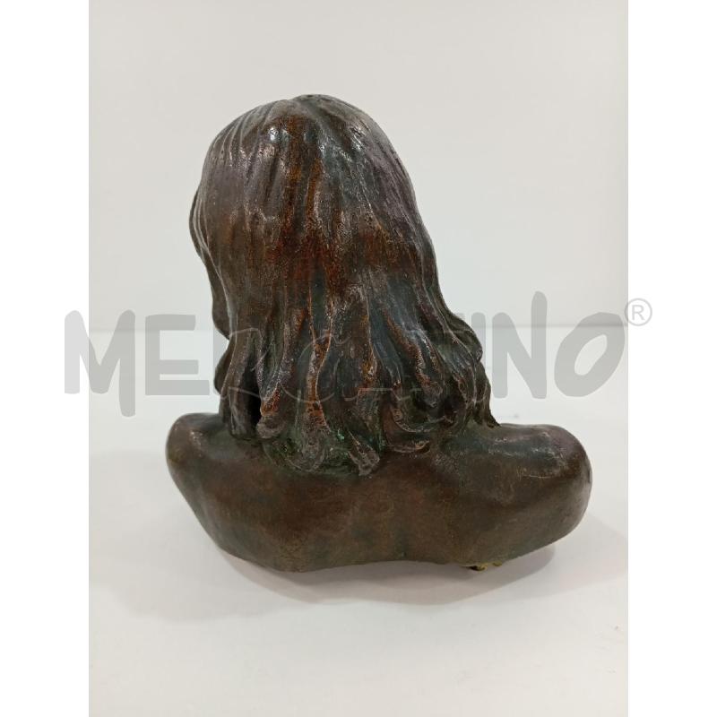 STATUINA BRONZO VOLTO GESU' | Mercatino dell'Usato Torino crocetta 2