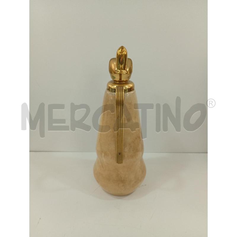 THERMOS BEIGE MACABO TAPPO DORATO | Mercatino dell'Usato Torino crocetta 2