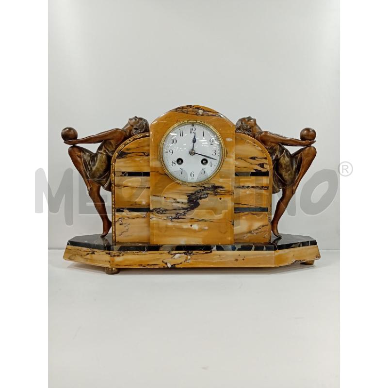 TRITTICO ART DECO OROLOGIO MARMO | Mercatino dell'Usato Torino crocetta 1
