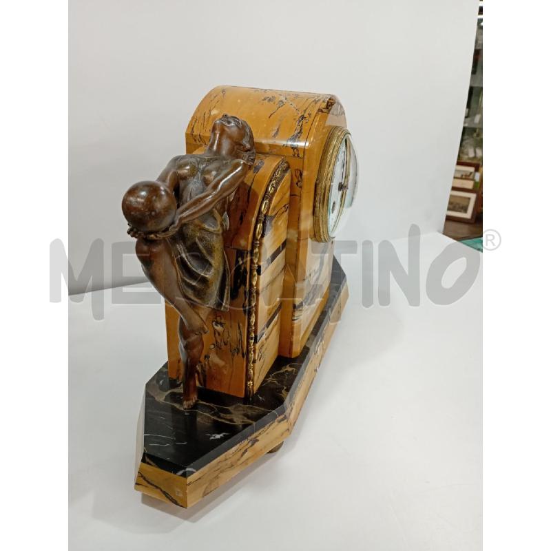 TRITTICO ART DECO OROLOGIO MARMO | Mercatino dell'Usato Torino crocetta 2
