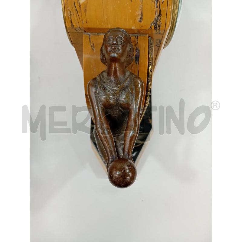 TRITTICO ART DECO OROLOGIO MARMO | Mercatino dell'Usato Torino crocetta 3