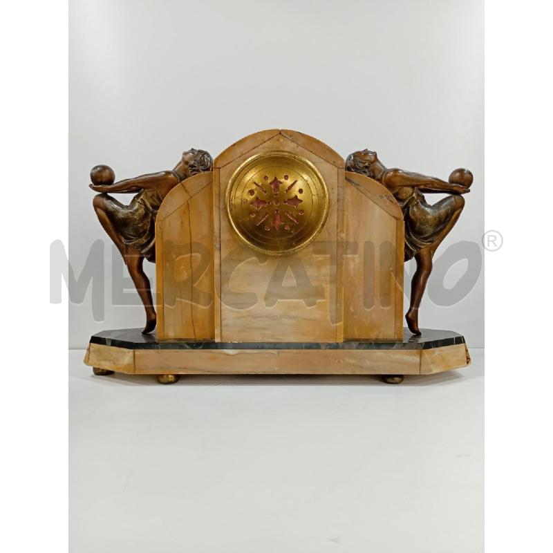 TRITTICO ART DECO OROLOGIO MARMO | Mercatino dell'Usato Torino crocetta 4