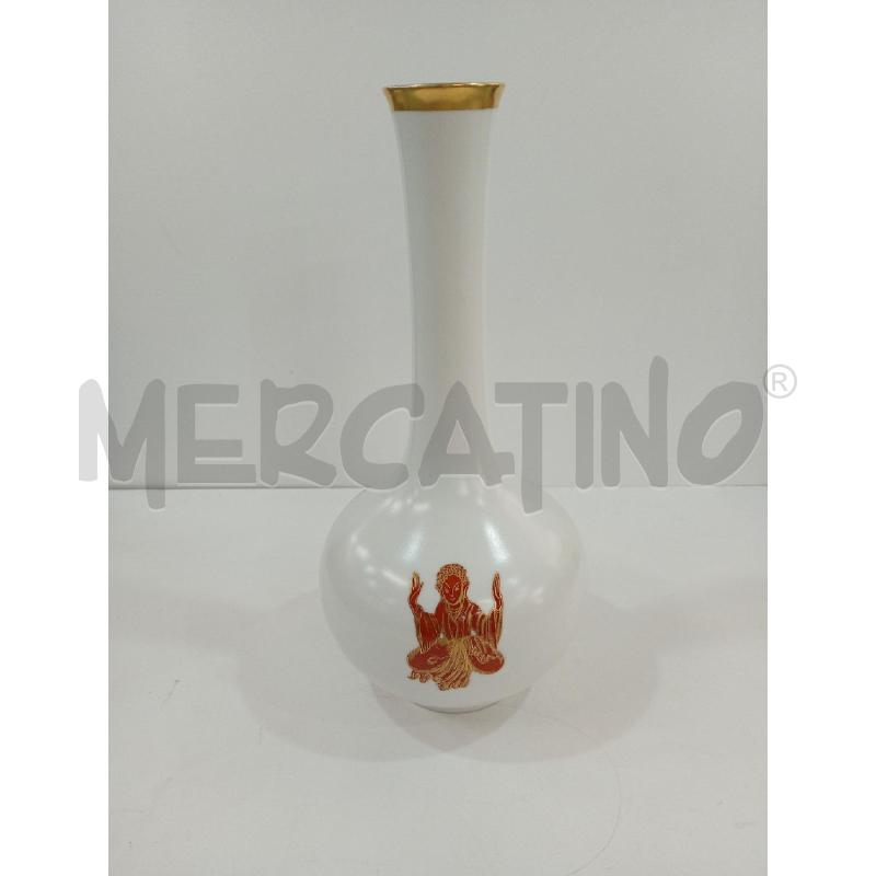 VASO ARRIGO FINZI BORDO ORO ROSSO | Mercatino dell'Usato Torino crocetta 1