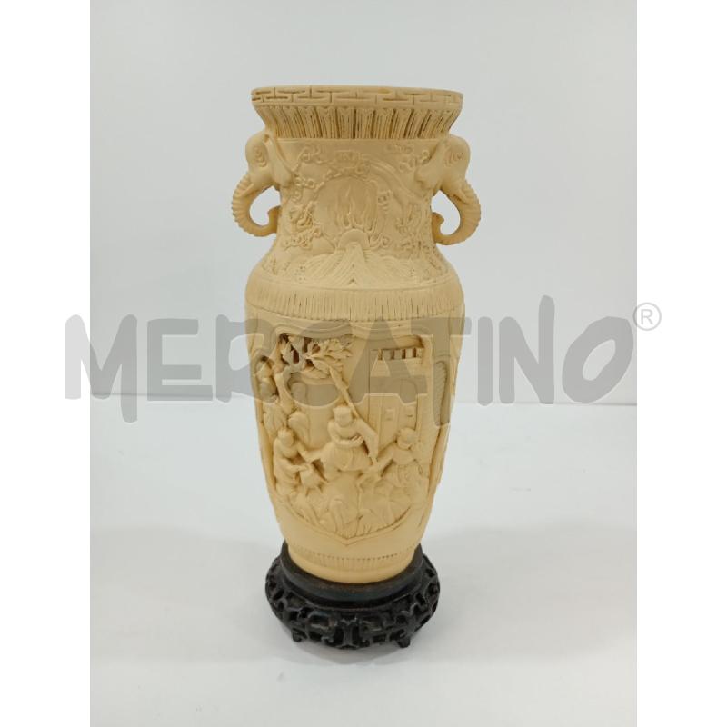 VASO AVORIOLINA SCENA INDIANI | Mercatino dell'Usato Torino crocetta 1