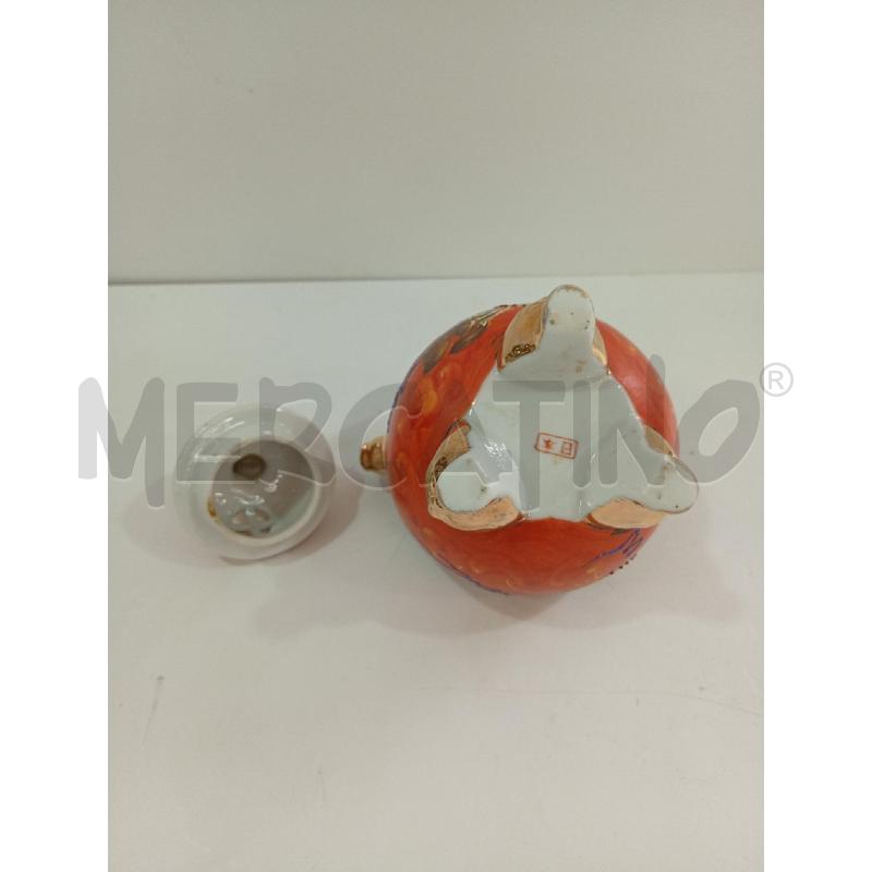 VASO CINESE TREPIEDI ARANCIO | Mercatino dell'Usato Torino crocetta 4