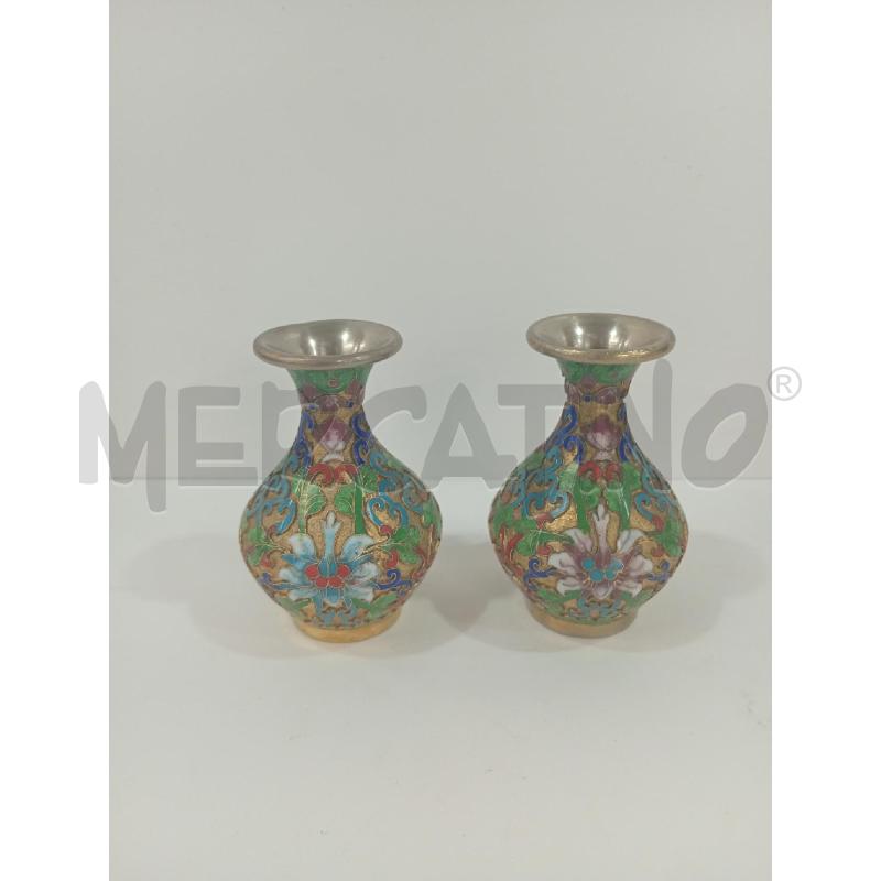 VASO CLOISONNE PICCOLO RILIEVO | Mercatino dell'Usato Torino crocetta 1