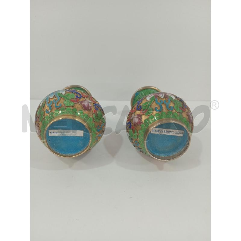 VASO CLOISONNE PICCOLO RILIEVO | Mercatino dell'Usato Torino crocetta 3