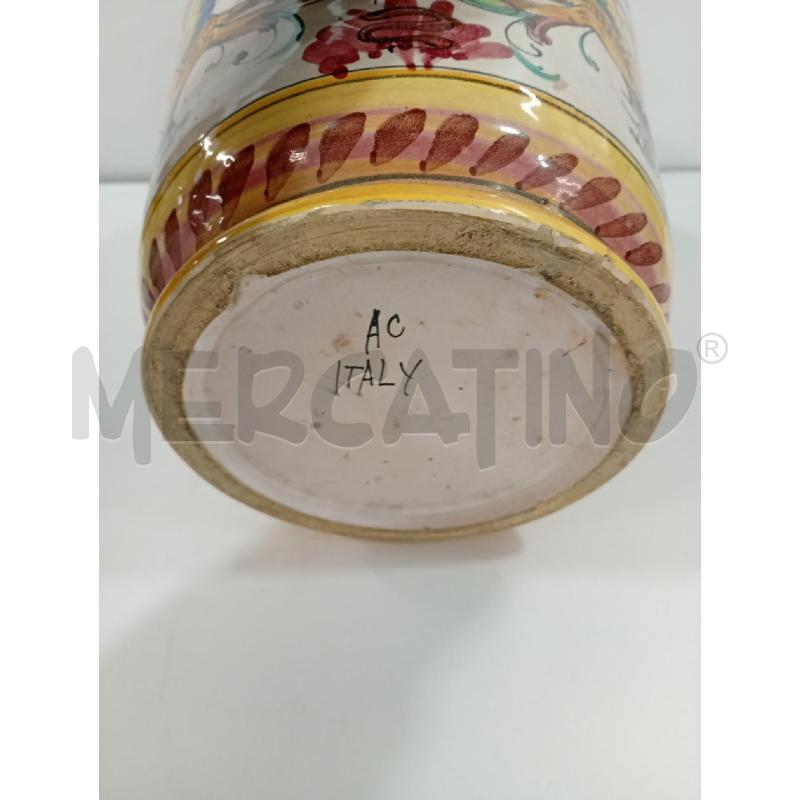 VASO CON COPERCHIO DECORO GIALLO | Mercatino dell'Usato Torino crocetta 3