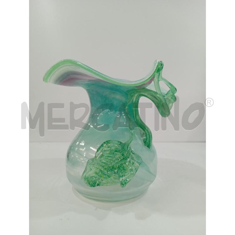 VASO MURANO VERDE FOGLIA | Mercatino dell'Usato Torino crocetta 1