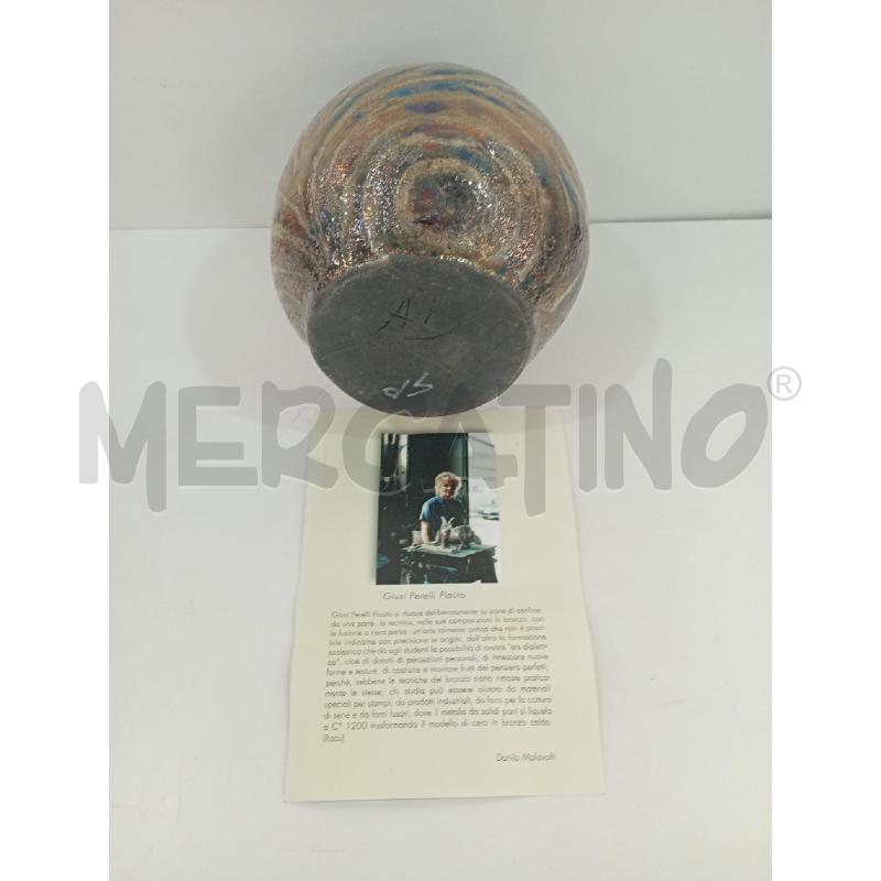 VASO RAKU GIUSI PERELLI FLAUTO' | Mercatino dell'Usato Torino crocetta 3